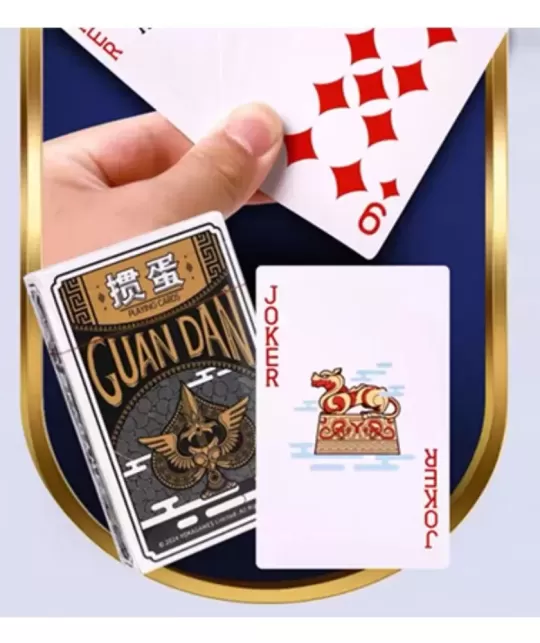 GUAN DAM -Warriors of the Three Kingdoms Black – Cărți de joc premium | Emagie.ro