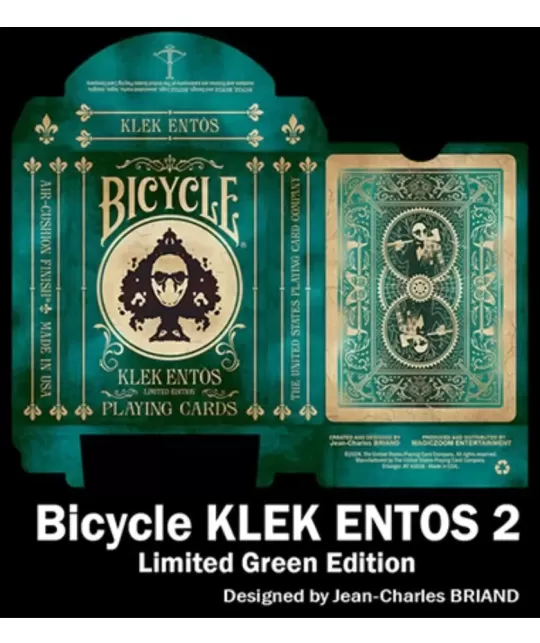 Bicycle Klek Entos Green Marked – Cărți de joc premium | Emagie.ro