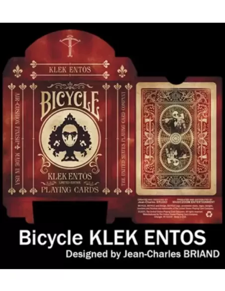 Bicycle Klek Entos Red Marked – Cărți de joc premium | Emagie.ro