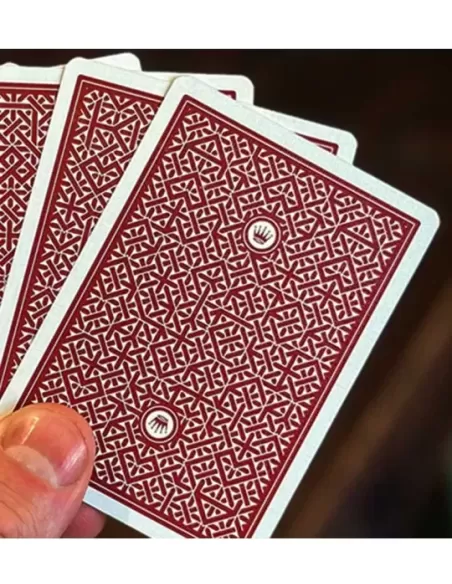 DMC Elites V6 Red Portcullis – Cărți de joc premium | Emagie.ro