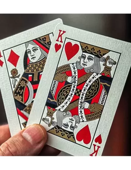 DMC Elites V6 Red Portcullis – Cărți de joc premium | Emagie.ro