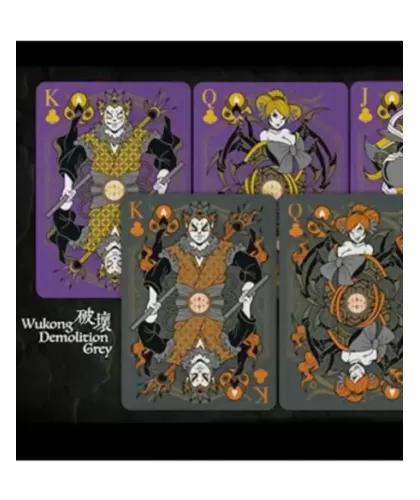 Bicycle Bull Demon King Demolition Grey – Cărți de joc premium | Emagie.ro 2