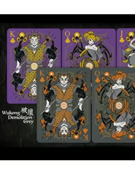 Bicycle Bull Demon King Demolition Grey – Cărți de joc premium | Emagie.ro