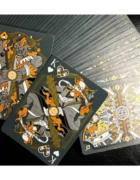 Bicycle Bull Demon King Demolition Grey – Cărți de joc premium | Emagie.ro