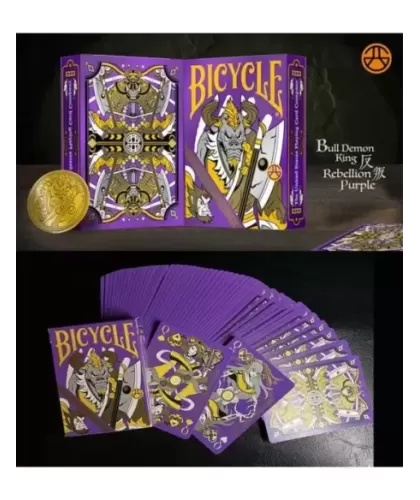 Bicycle Bull Demon King Rebellion Purple – Cărți de joc premium | Emagie.ro 2