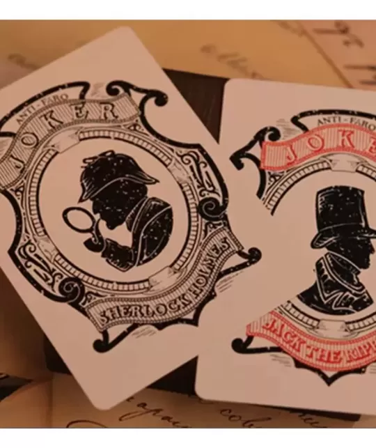 Jack the Ripper & Sherlock Holmes Skewer Edition Playing Cards – Cărți de joc premium | Emagie.ro