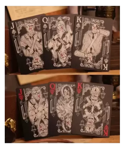 Jack the Ripper & Sherlock Holmes Stalemate Edition Playing Cards – Cărți de joc premium | Emagie.ro 2