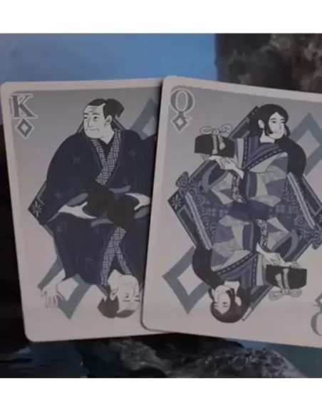 Urashima Tarou Blue Origami Playing Cards – Cărți de joc premium | Emagie.ro