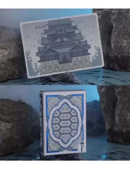 Urashima Tarou Blue Origami Playing Cards – Cărți de joc premium | Emagie.ro
