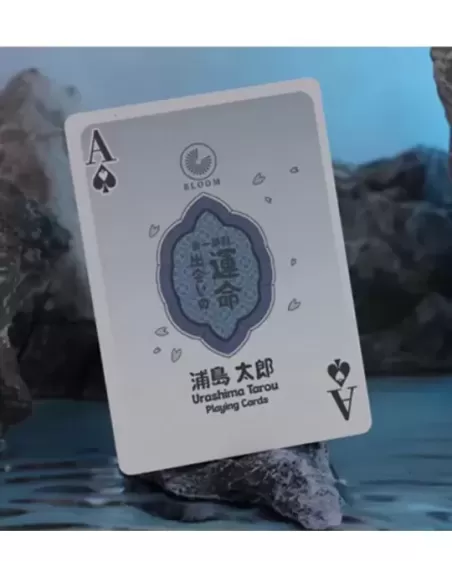 Urashima Tarou Blue Origami Playing Cards – Cărți de joc premium | Emagie.ro