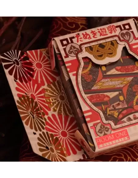 Tanuki Yukaku Hanafuda – Cărți de joc premium | Emagie.ro