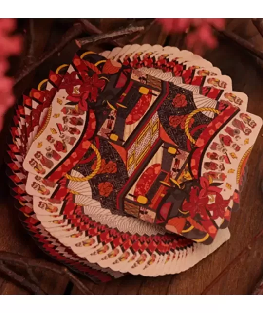 Tanuki Yukaku Hanafuda – Cărți de joc premium | Emagie.ro