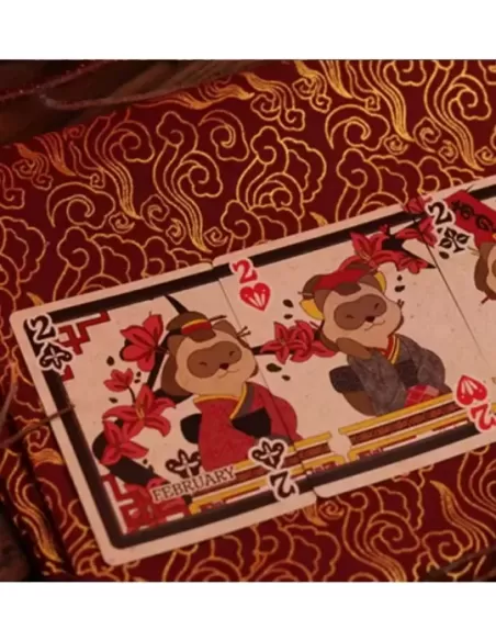 Tanuki Yukaku Hanafuda – Cărți de joc premium | Emagie.ro