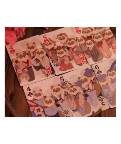 Tanuki Yukaku Oiran-Dochu – Cărți de joc premium | Emagie.ro 2