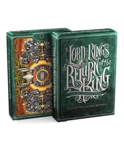 The Lord of the Rings - Return of the King Green – Cărți de joc premium | Emagie.ro
