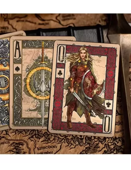 The Lord of the Rings - Return of the King Green – Cărți de joc premium | Emagie.ro