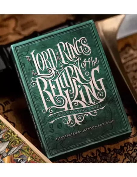 The Lord of the Rings - Return of the King Green – Cărți de joc premium | Emagie.ro
