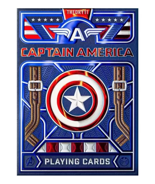 Captain America by theory11 – Cărți de joc premium | Emagie.ro