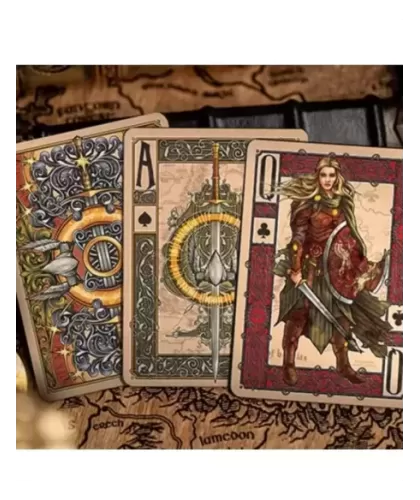 The Lord of the Rings - Return of the King Black Gilded Edition – Cărți de joc premium | Emagie.ro 2