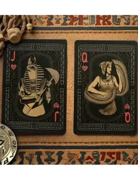 Egypt Mythology Black Edition Pharaoh, Dark Gray – Cărți de joc premium | Emagie.ro