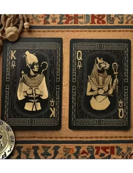 Egypt Mythology Black Edition Pharaoh, Dark Gray – Cărți de joc premium | Emagie.ro