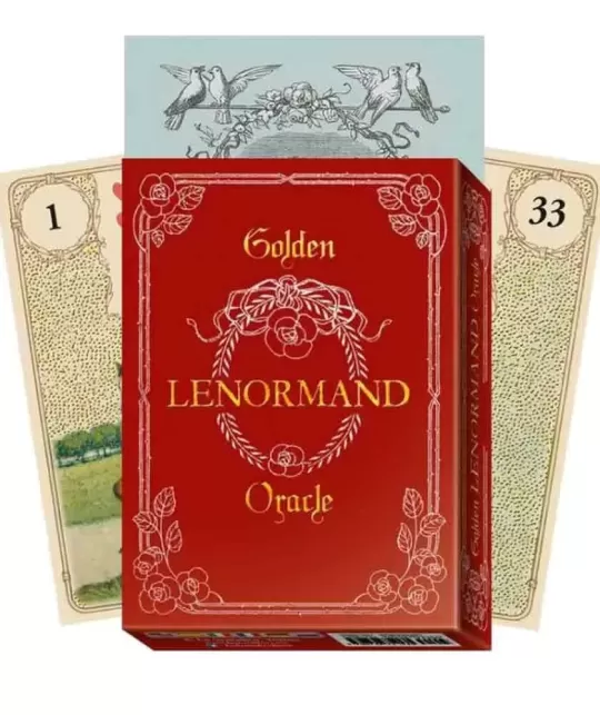 Golden Lenormand Oracle Cards – Set oracol elegant | Emagie.ro