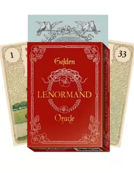Golden Lenormand Oracle Cards – Set oracol elegant | Emagie.ro