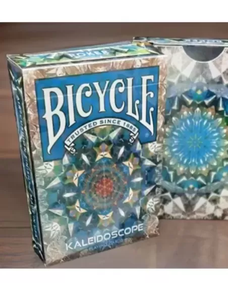 Bicycle Kaleidoscope Blue Playing Cards – Cărți de joc premium | Emagie.ro