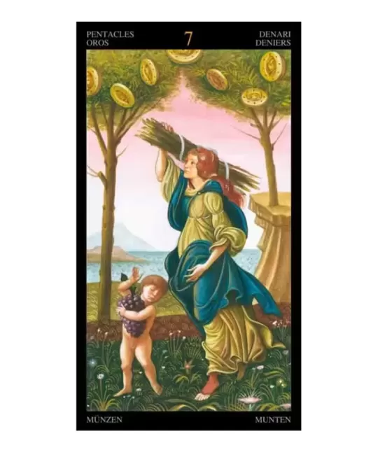 Atanassov Golden Botticelli Tarot – Set tarot elegant | Emagie.ro