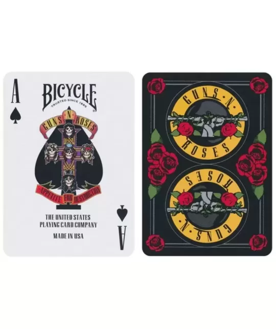 Bicycle Guns N Roses – Cărți de joc premium | Emagie.ro