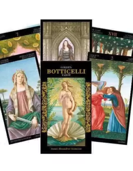 Atanassov Golden Botticelli Tarot – Set tarot elegant | Emagie.ro