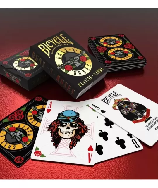 Bicycle Guns N Roses – Cărți de joc premium | Emagie.ro
