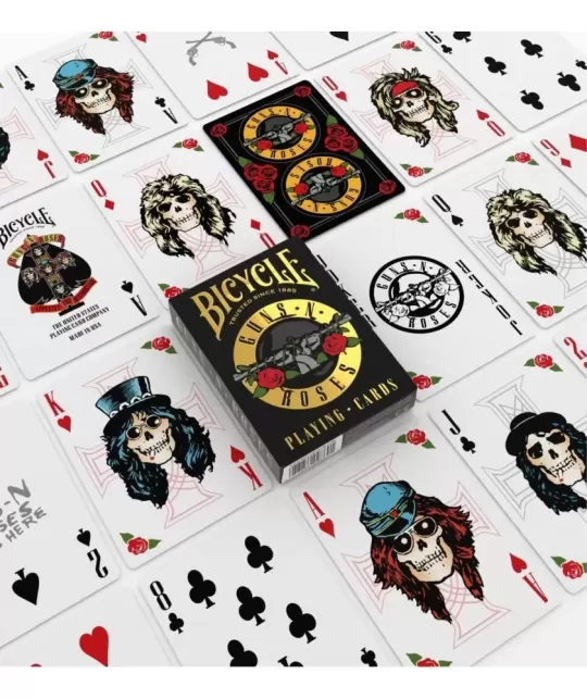 Bicycle Guns N Roses – Cărți de joc premium | Emagie.ro