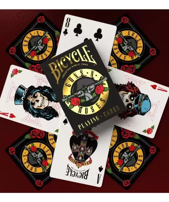 Bicycle Guns N Roses – Cărți de joc premium | Emagie.ro