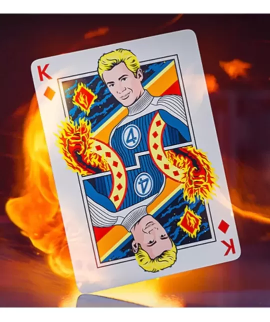 Fantastic 4 Playing Cards by theory11 – Cărți de joc premium | Emagie.ro