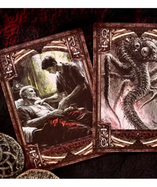 Cthulhu Luminescence of Yore deck by Evokad – Cărți de joc premium | Emagie.ro