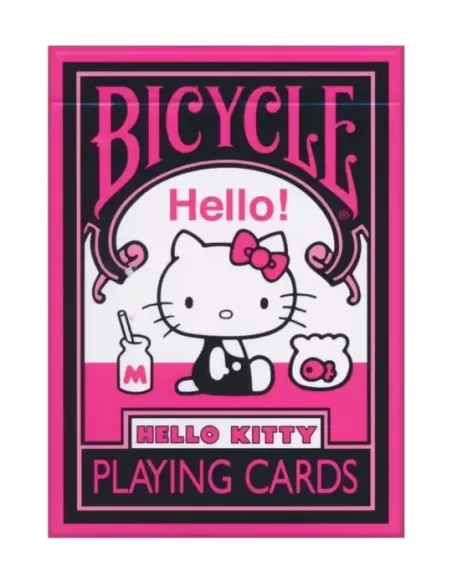 Bicycle Hello Kitty Black Pink – Cărți de joc premium | Emagie.ro