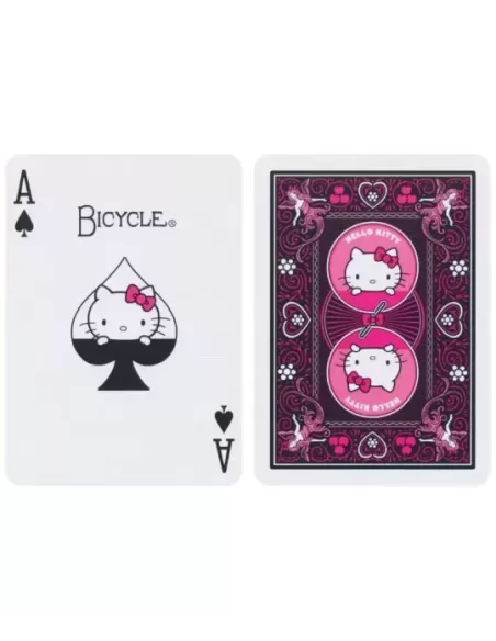 Bicycle Hello Kitty Black Pink – Cărți de joc premium | Emagie.ro
