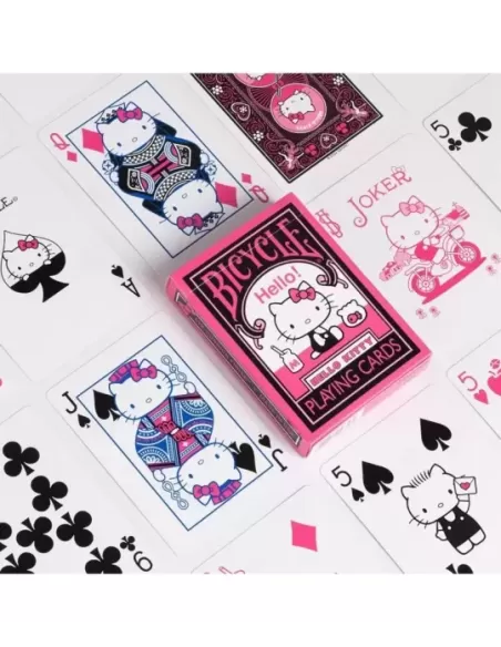 Bicycle Hello Kitty Black Pink – Cărți de joc premium | Emagie.ro