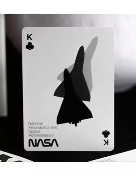 Silver Foil NASA Worm – Premium Playing Cards | Emagie.ro