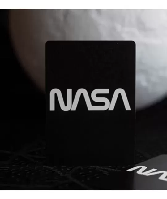 Silver Foil NASA Worm – Premium Playing Cards | Emagie.ro