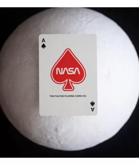 Silver Foil NASA Worm – Premium Playing Cards | Emagie.ro