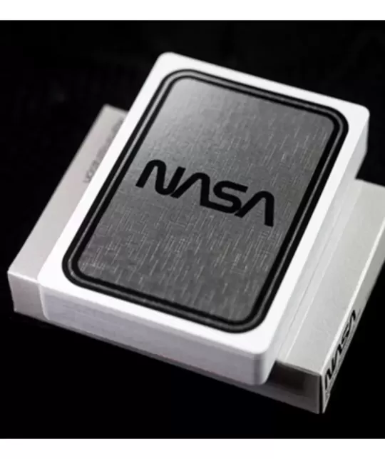 Silver Foil NASA Worm – Premium Playing Cards | Emagie.ro