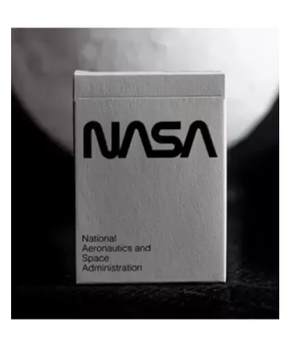 Silver Foil NASA Worm – Cărți de joc premium | Emagie.ro