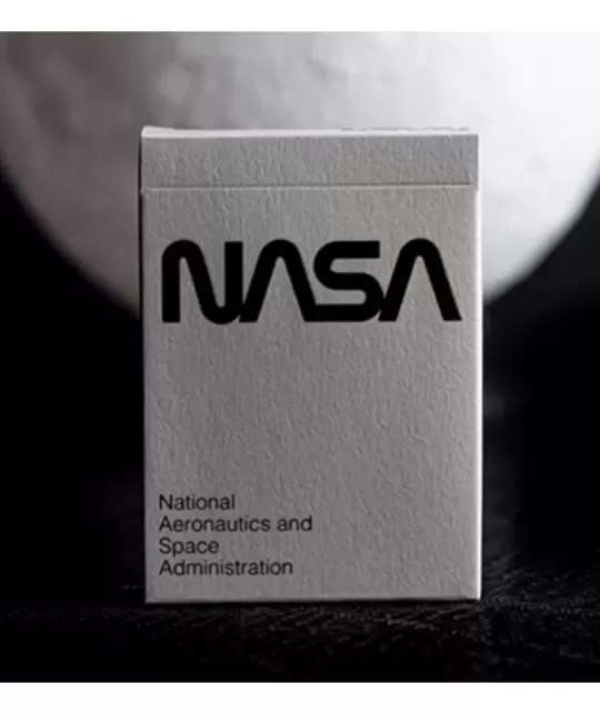 Silver Foil NASA Worm – Premium Playing Cards | Emagie.ro