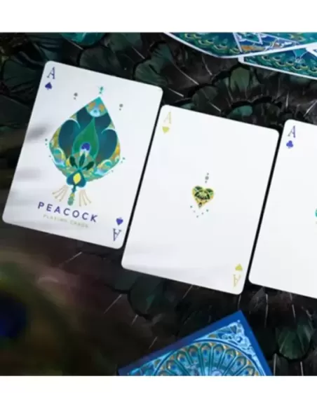 Peacock Playing Cards by TCC Fashion – Cărți de joc premium | Emagie.ro