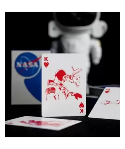 NASA Foil Meatball Logo Playing Cards – Cărți de joc premium | Emagie.ro