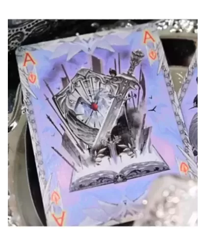 King Arthur V2 Silver Fairyland by KING STAR – Cărți de joc premium | Emagie.ro