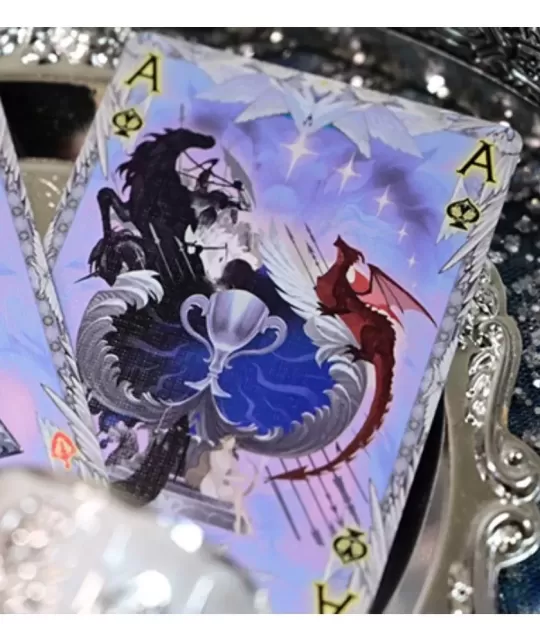 King Arthur V2 Silver Fairyland by KING STAR – Cărți de joc premium | Emagie.ro