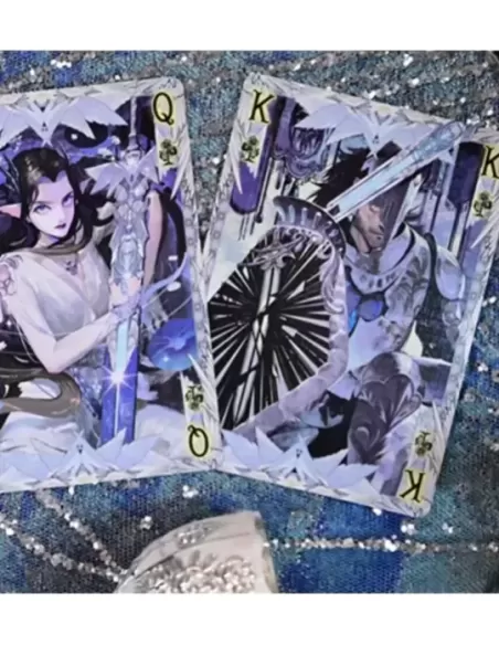 King Arthur V2 Silver Fairyland by KING STAR – Cărți de joc premium | Emagie.ro